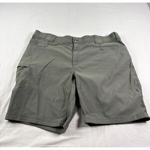 Duluth Trading Co Short Mens 46 Gray Cargo Flex Dry On The Fly Outdoor Stretch